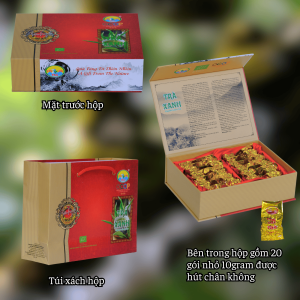 Tra xanh dam vi Hut chan khong 20 goi 10g 3
